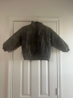 Zara Gray Kids Puffer Jacket